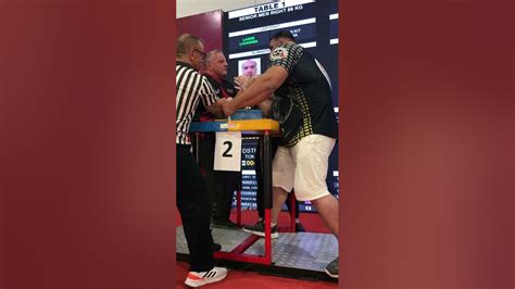 World Championship Armwrestling In Malaysia Pro Super Heavyweight Class Andy 255lb Vs Ehsan 418