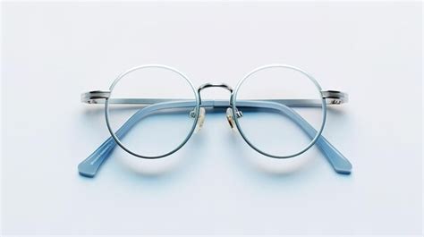 Premium Photo Eyeglasses Isolated On A White Surface Generative Ai