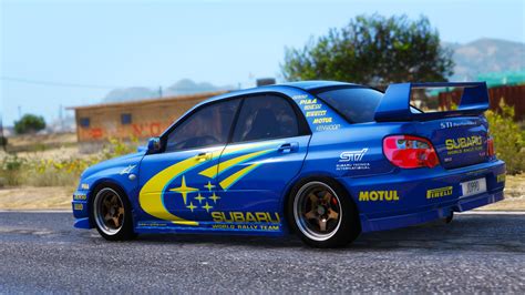 Subaru Impreza WRX STI Rally Car