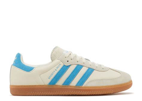 Sporty Rich X Samba Og Cream Blue Adidas Ie Cream White