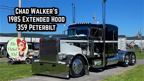 Chad Walkers Extended Hood Peterbilt Truck Tour Youtube