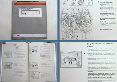 Werkstatthandbuch Audi 100 C4 Diant Einspritz Zündanlage 2 0 L 85kw