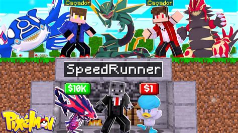 Minecraft Pixelmon Manhunt Speedrunner Vs Ca Adores Mas Pok Mon