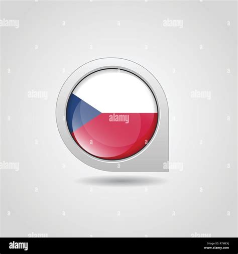 Czech Republic Flag Map Stock Vector Images Alamy