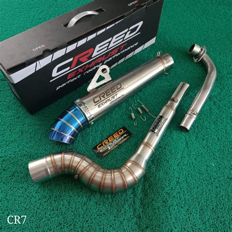 Open Specs Creed Exhaust Conical 1 Set Big Elbow Xrm 110 125 Wave 100