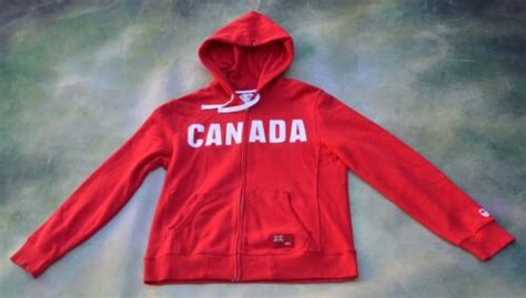 2012 Hudsons Bay Canada Olympic Team Hoodie Jacket Size M Ebay