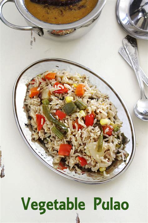 Veg Pulao In Pressure Cooker How To Make Easy Vegetable Pulao Recipe