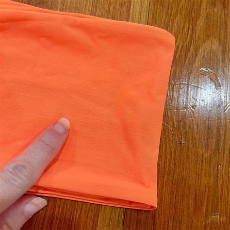 Nessy Swimwear Neon Orange Bikini Set Extra Cheeky Depop