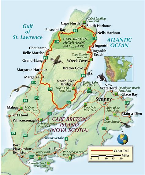 map of cape breton island nova scotia 2