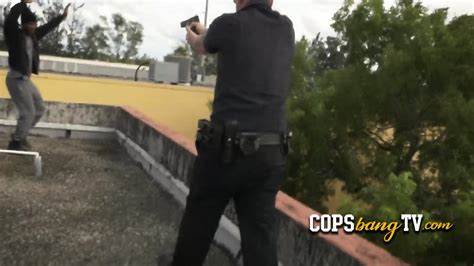 Suspect Runs For His Life When He Gets Caught Stealing By Horny Milf Cops