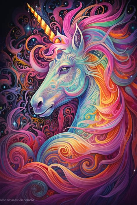 Fantasy Unicorn Digital Download Print Unicorn Art Unicorn - Etsy