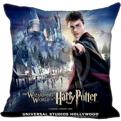 Custom Pillow Case Harry Potter Pillowcase Zipper One Side Free