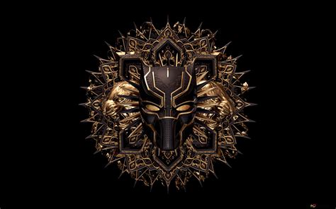 Black Panther: Wakanda Forever logo 8K wallpaper download