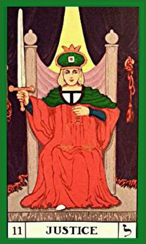 Xi Justice Justicia Bota The Hierophant Tarot Card Meanings