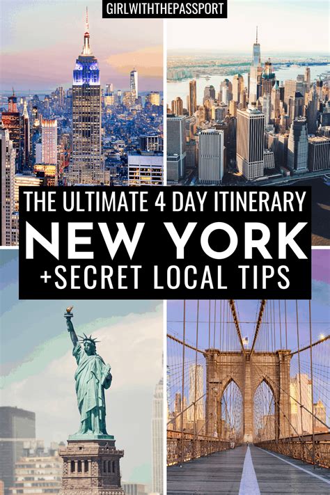 An Amazing 4 Days In New York Itinerary The Ultimate Local S Guide To