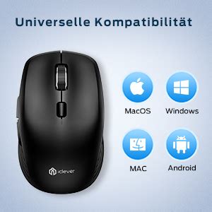 Iclever Souris Bluetooth Sans Fil Bluetooth Et Connexion Ghz Via