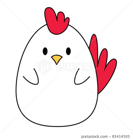 Cute Cartoon Chicken