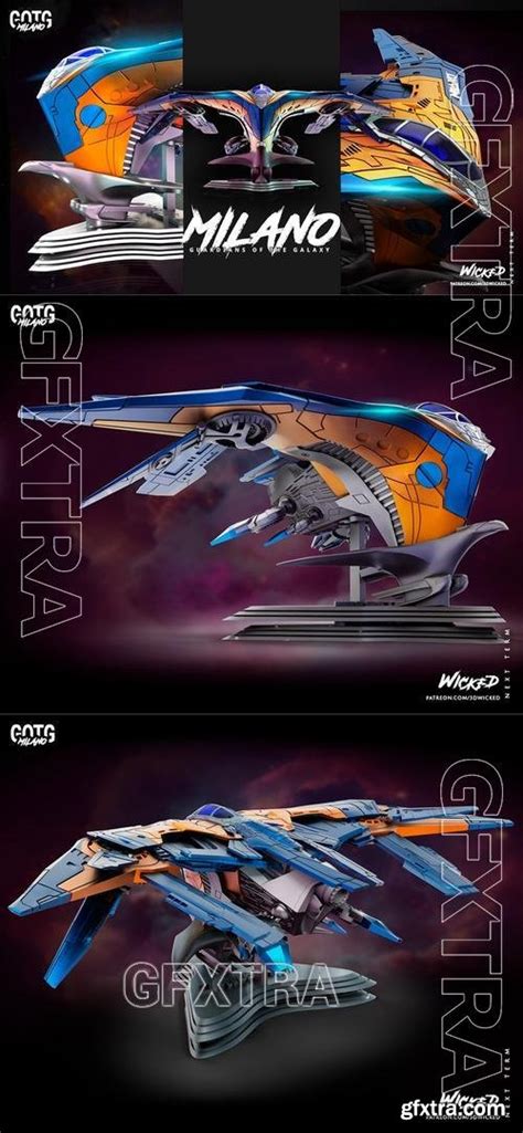 WICKED Milano Ship 3D Print Model GFxtra