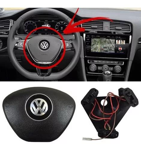 Tampa Capa Airbag Buzina Vw Gol Saveiro Voyage Polo Fox G7