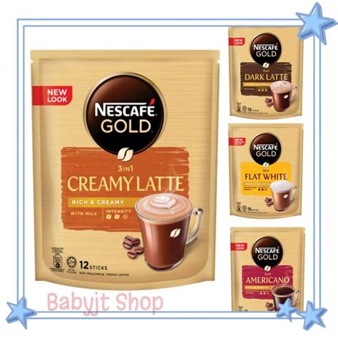 Nescafe Gold Dark Latte Creamy Latte Flat White Americano