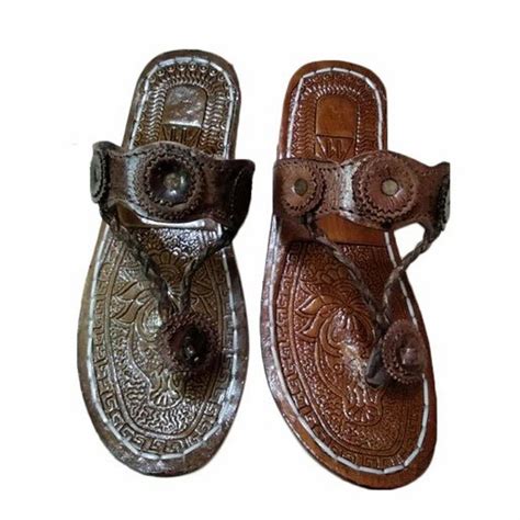 Material Leather Men Ethnic Kolhapuri Slipper At Rs Pair In Kanpur