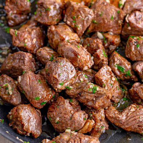 Air Fryer Garlic Butter Steak Bites Foodie Passion Blog