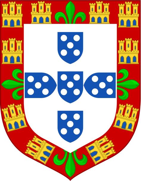 Portugal 1385 1485 Símbolos Brasão Portugal