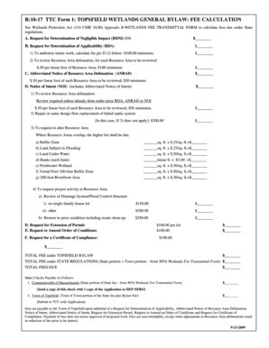 Fillable Online Topsfield Ma Amended Order Of Conditions Request Forms