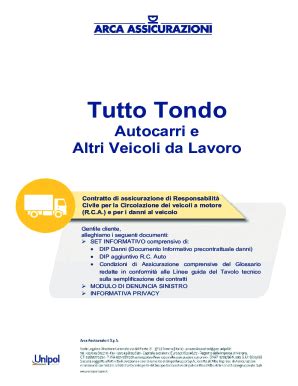 Compilabile Online Rca Tipi Di Contratto Di Assicurazione E Danni