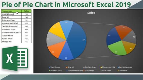 How To Create Pie Of Pie Chart In Microsoft Excel 2019 YouTube