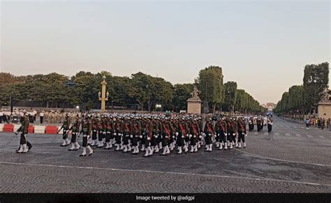 Video Indian Army Contingent Preps In France For Bastille Day Parade