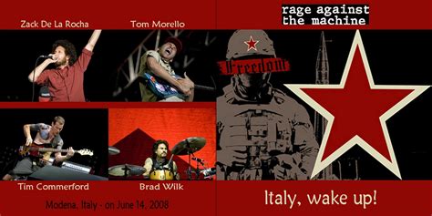 MUSIC ART VCL: Rage Against The Machine - Wake Up Italy 06-14-2008