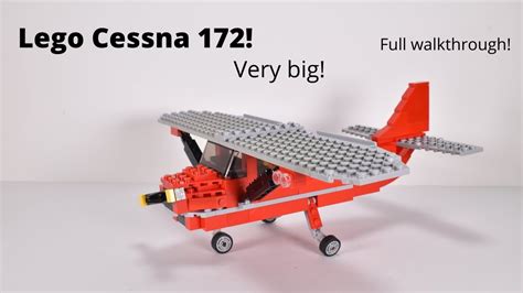 Lego Cessna 172 Huge Full Walkthrough Youtube