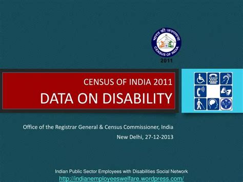 Ppt Census Of India Data On Disability Powerpoint Presentation