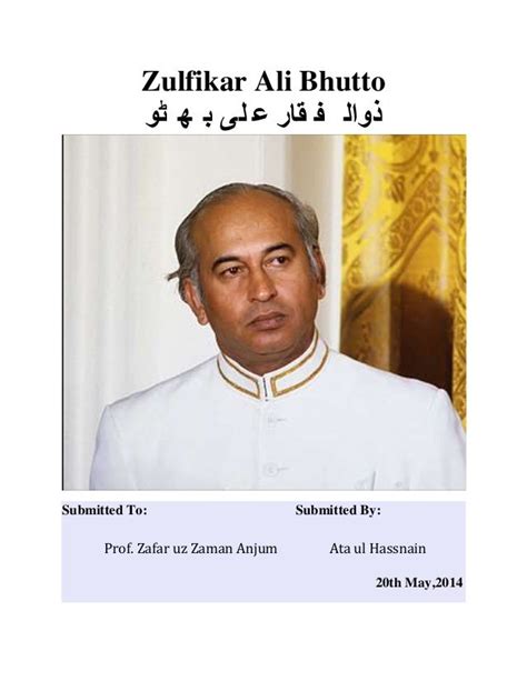 Zulfikar Ali Bhutto Leadership Preview