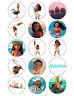 48 X 3cm Moana Cup Cake Toppers Edible Rice Wafer Paper EBay