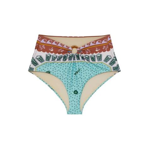 Carolina K Swim New Carolina K Cindy Bikini Bottom In Pool Multi Poshmark