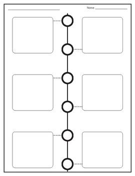 Blank Timeline Graphic Organizer by amal taouil | TPT