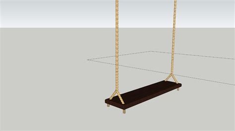 Rope Swing 3d Warehouse Sketchup Model Rope Swing Restaurant Booth Seating