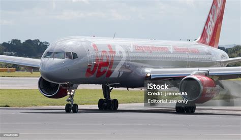 Jet2 Boeing 757 Stock Photo - Download Image Now - 2015, Air Vehicle, Airplane - iStock