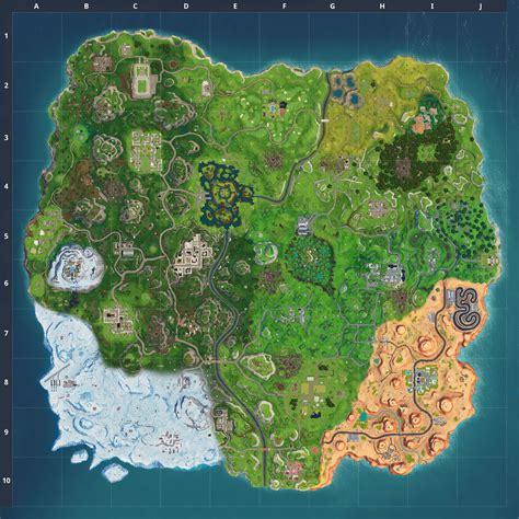 Fortnite Map Landscape