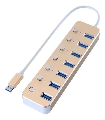 Extensor Divisor De Hub Usb De 7 Puertos Usb 30 De 5 Gbps C Cuotas