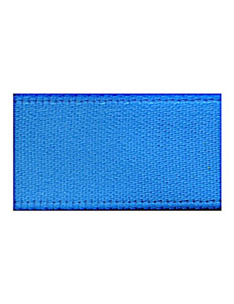 Ruban Satin Double Face Mm Bleu Toto Fr