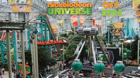 Nickelodeon Universe Mn Off Ride Footage Mall Of America Indoor Theme Park Non Copyright