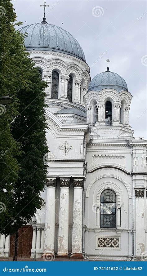 Church In Kaunas Editorial Photography Image Of Religion 74141622