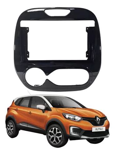 Moldura Painel Pol Multim Dia Renault Captur Ar Digital Frete Gr Tis