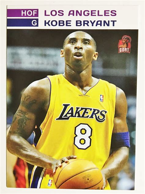 Kobe Bryant Custom Hall Of Fame Card Mint Condition Los Etsy UK