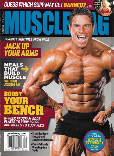 Musclemag Magazine Meat Building Muscle Arms Bench Boost Worlds