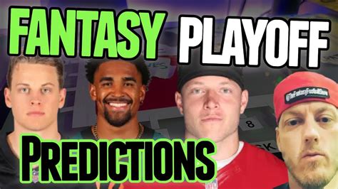 2023 Nfl Playoff Predictions And Player Projections Youtube