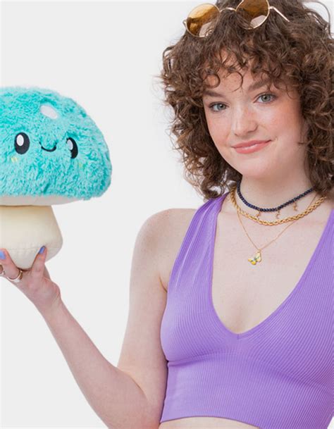 Squishable Mini Squishable Turquoise Mushroom Plush Toy Turquoise Tillys